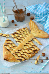 Poisson feuilleté au chocolat vegan