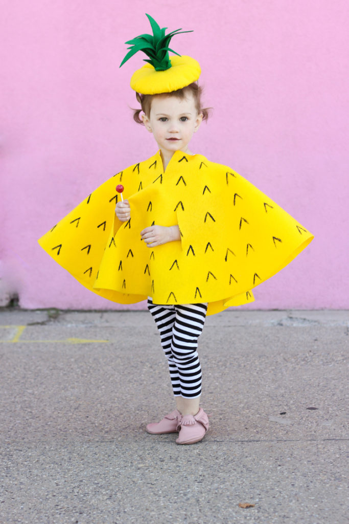 Costume enfant ananas sans couture