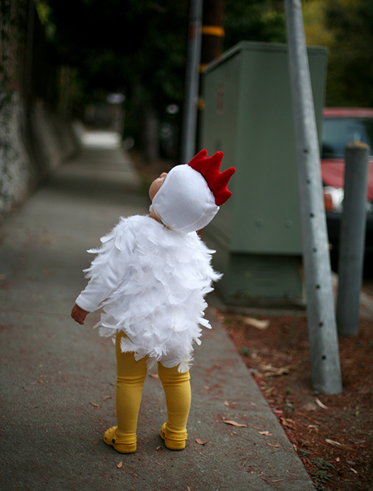 costume bébé poulet