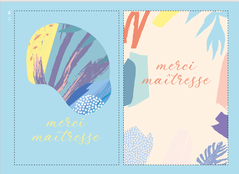 DIY : cartes "merci maîtresse"
