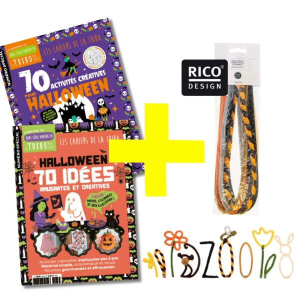 Pack Halloween : hors-série 14, hors-série 20 + fils chenille créatifs
