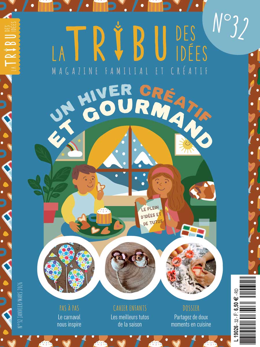 Magazine enfant créatif La Tribu des Idées – activités créatives enfants hiver