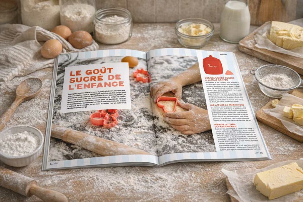 Activité cuisine créative pour enfants en hiver à réaliser en famille